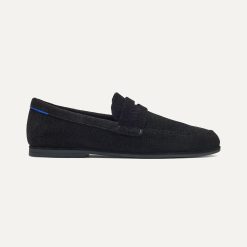 The Ravello Penny Loafer - ReVelvet™ Black