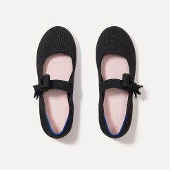 The Kids Tux Bow Mary Jane - Black