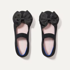The Kids Big Bow Mary Jane - Black